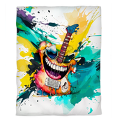 Saxophonist’s Soft Serenade Duvet Cover